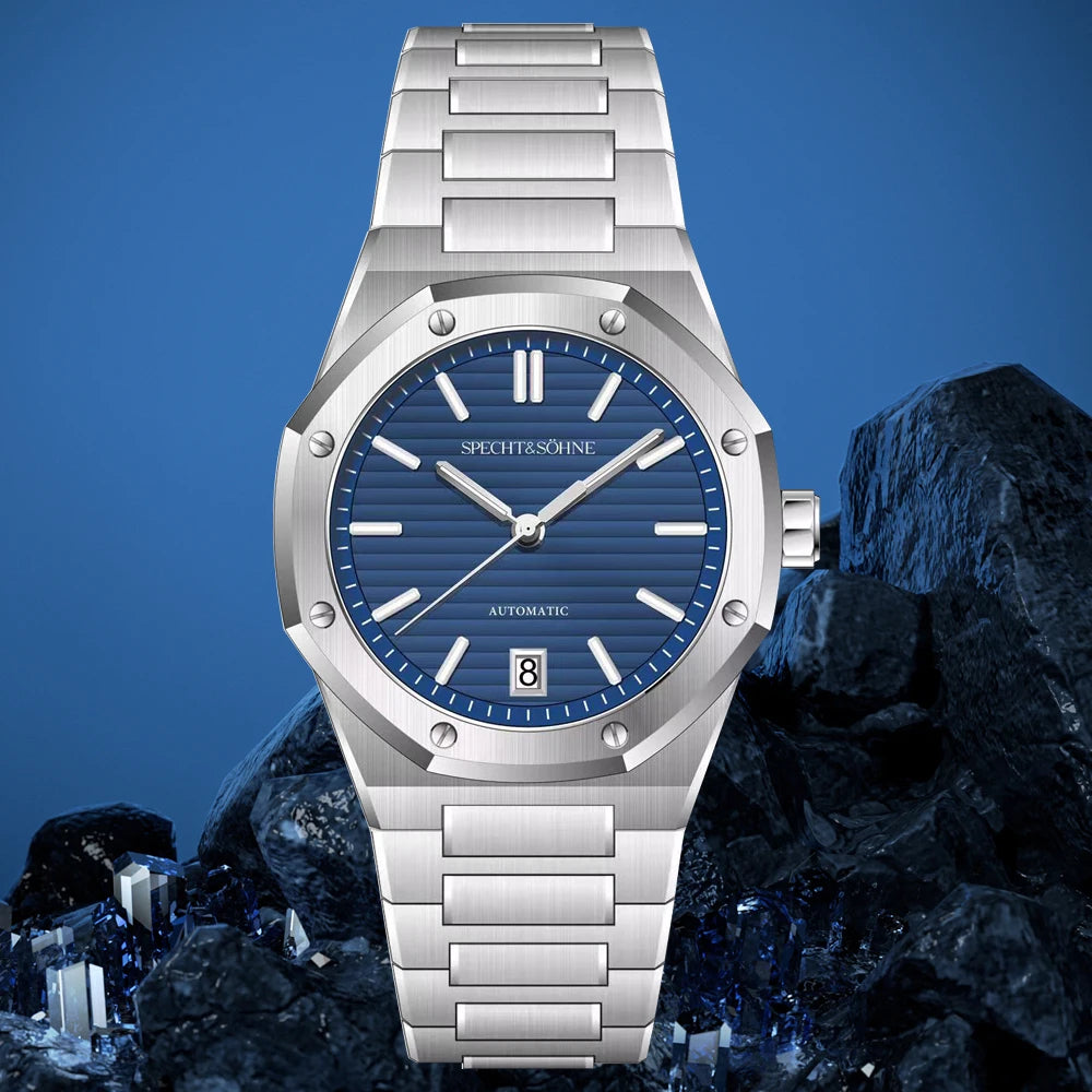 Reloj Automático Mecánico, 37mm, Acero Inoxidable 316L, Cristal Zafiro, Números Romanos, NH35, 10ATM ⭐4.7 (173 Opiniones)