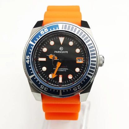 Reloj Automático 42mm NH35 – 15 Colores, Cristal de Zafiro, Caja de Acero, Correa de Caucho
