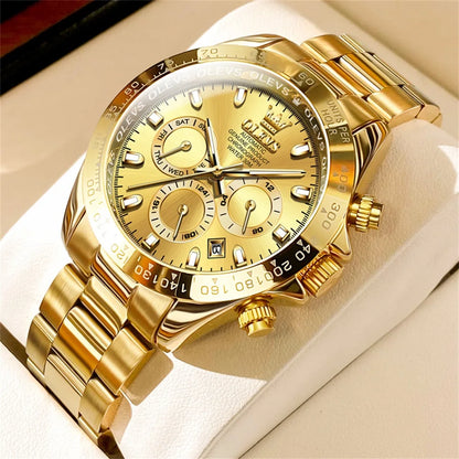 Reloj Automático Hombre 40mm – Mecánico Militar, Acero Inoxidable, Calendario Completo, Visualización de Semana, Impermeable 3ATM ⭐4.8 (167 Opiniones)