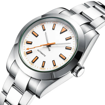 Reloj Automático Mecánico, Acero Inoxidable 316L, 39mm, Cristal Zafiro, 10ATM ⭐4.7 (146 Opiniones)