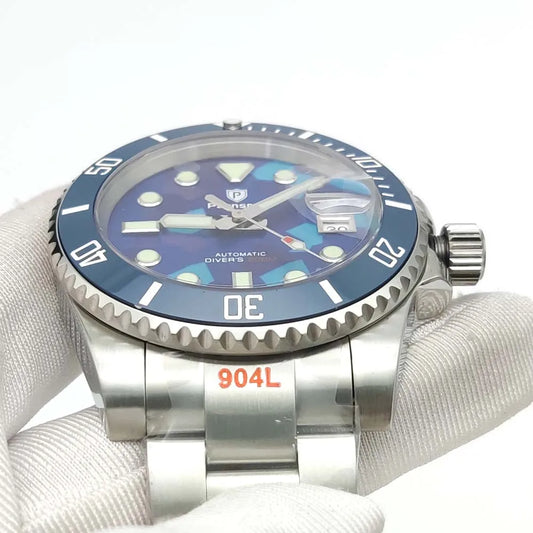 Reloj Automático 40mm – Movimiento NH35, Cristal de Zafiro, Caja de Acero 316L, Luminiscente