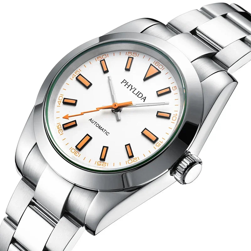 Reloj Automático Mecánico, Acero Inoxidable 316L, 39mm, Cristal Zafiro, 10ATM ⭐4.7 (146 Opiniones)