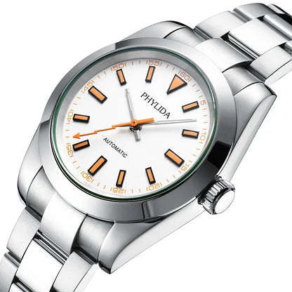 Reloj Automático Mecánico, Acero Inoxidable 316L, 39mm, Cristal Zafiro, 10ATM ⭐4.7 (146 Opiniones)