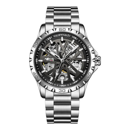 Reloj Automático Hombre 43mm – Mecánico Esqueleto, Acero Inoxidable, Manecillas Luminiscentes, Impermeable 3ATM ⭐4.6 (158 Opiniones)