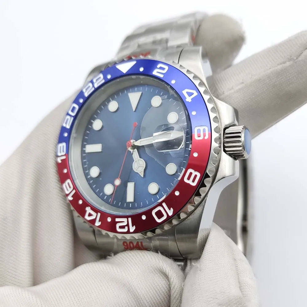 Reloj Automático 40mm NH35 – Cristal de Zafiro, Acero Inoxidable, Estilo Elegante
