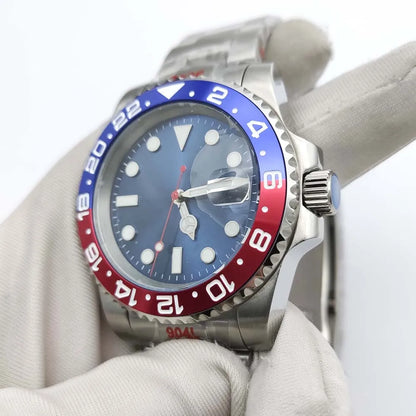 Reloj Automático 40mm NH35 – Cristal de Zafiro, Acero Inoxidable, Estilo Elegante