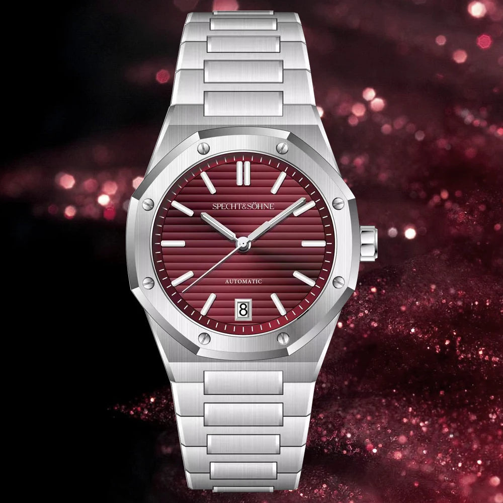 Reloj Automático Mecánico, 37mm, Acero Inoxidable 316L, Cristal Zafiro, Números Romanos, NH35, 10ATM ⭐4.7 (173 Opiniones)