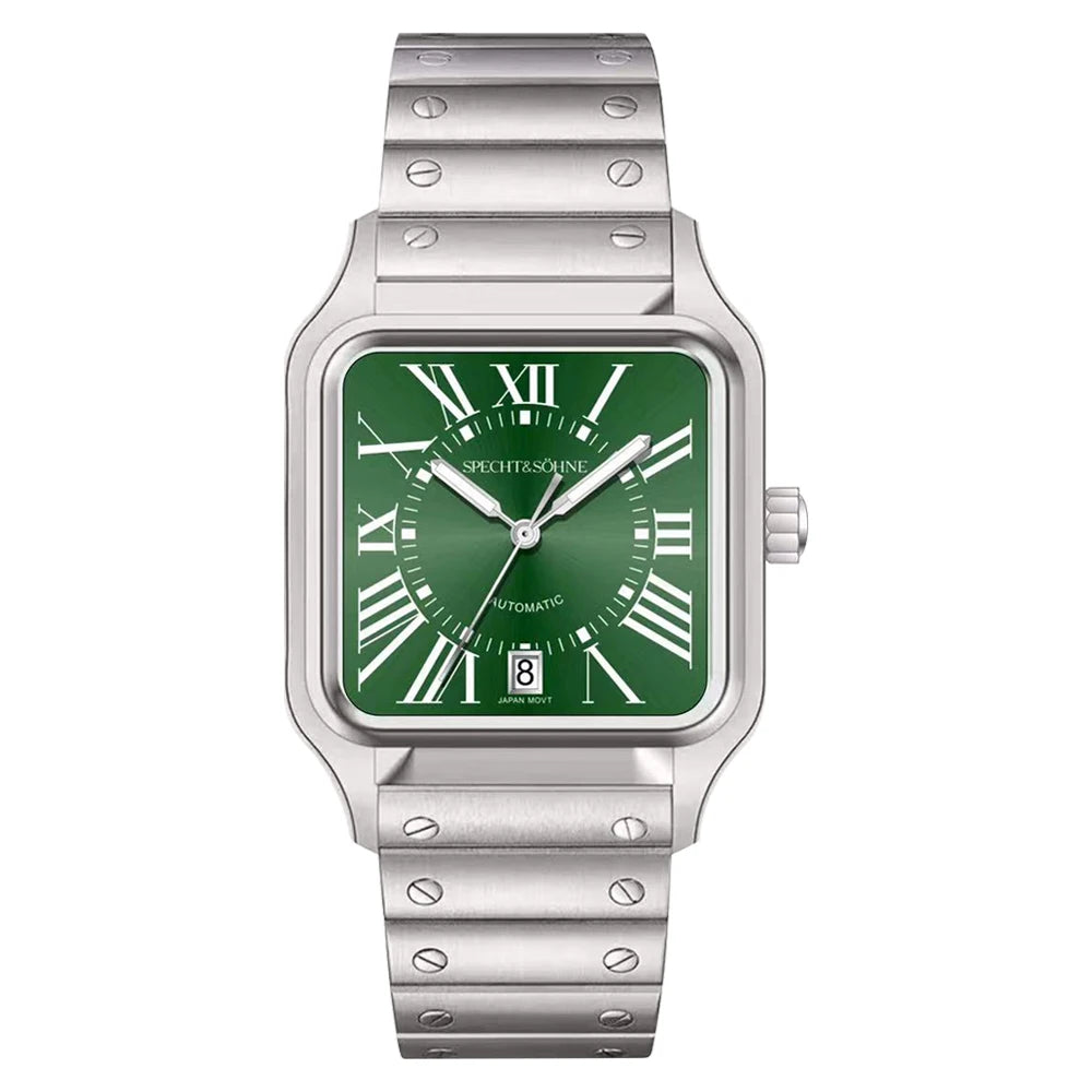 Reloj Automático Mecánico, 37mm, Acero Inoxidable 316L PVD Oro Rosa, Cristal Zafiro, Miyota 8215, Números Romanos, 5ATM ⭐4.7 (165 Opiniones)