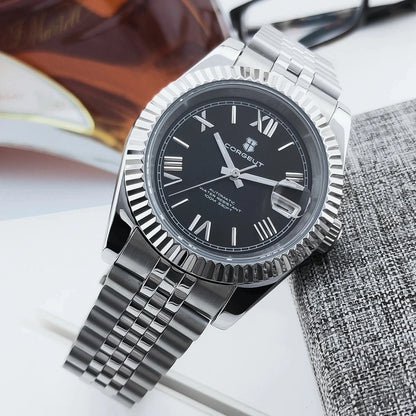 Reloj Automático Mecánico, 36mm/39mm, Acero Inoxidable 316L, NH35, Cristal Zafiro, Números Romanos, 10ATM ⭐4.7 (189 Opiniones)