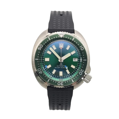 Reloj Automático Parnsrpe Turtle Diver 43mm – NH35A Japonés, Cristal de Zafiro AR, Bisel Cerámico, 100M