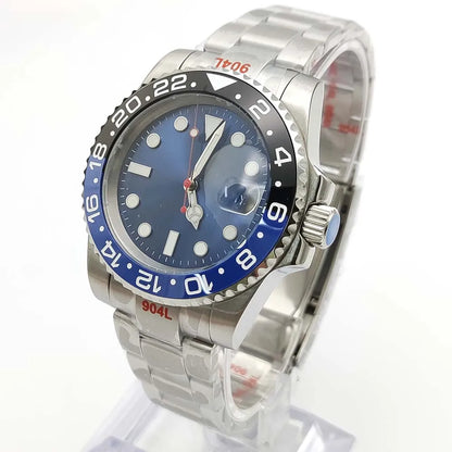 Reloj Automático 40mm NH35 – Cristal de Zafiro, Acero Inoxidable, Estilo Elegante