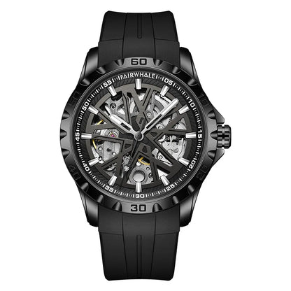Reloj Automático Hombre 43mm – Mecánico Esqueleto, Acero Inoxidable, Manecillas Luminiscentes, Impermeable 3ATM ⭐4.6 (158 Opiniones)