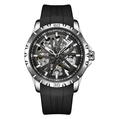Reloj Automático Hombre 43mm – Mecánico Esqueleto, Acero Inoxidable, Manecillas Luminiscentes, Impermeable 3ATM ⭐4.6 (158 Opiniones)