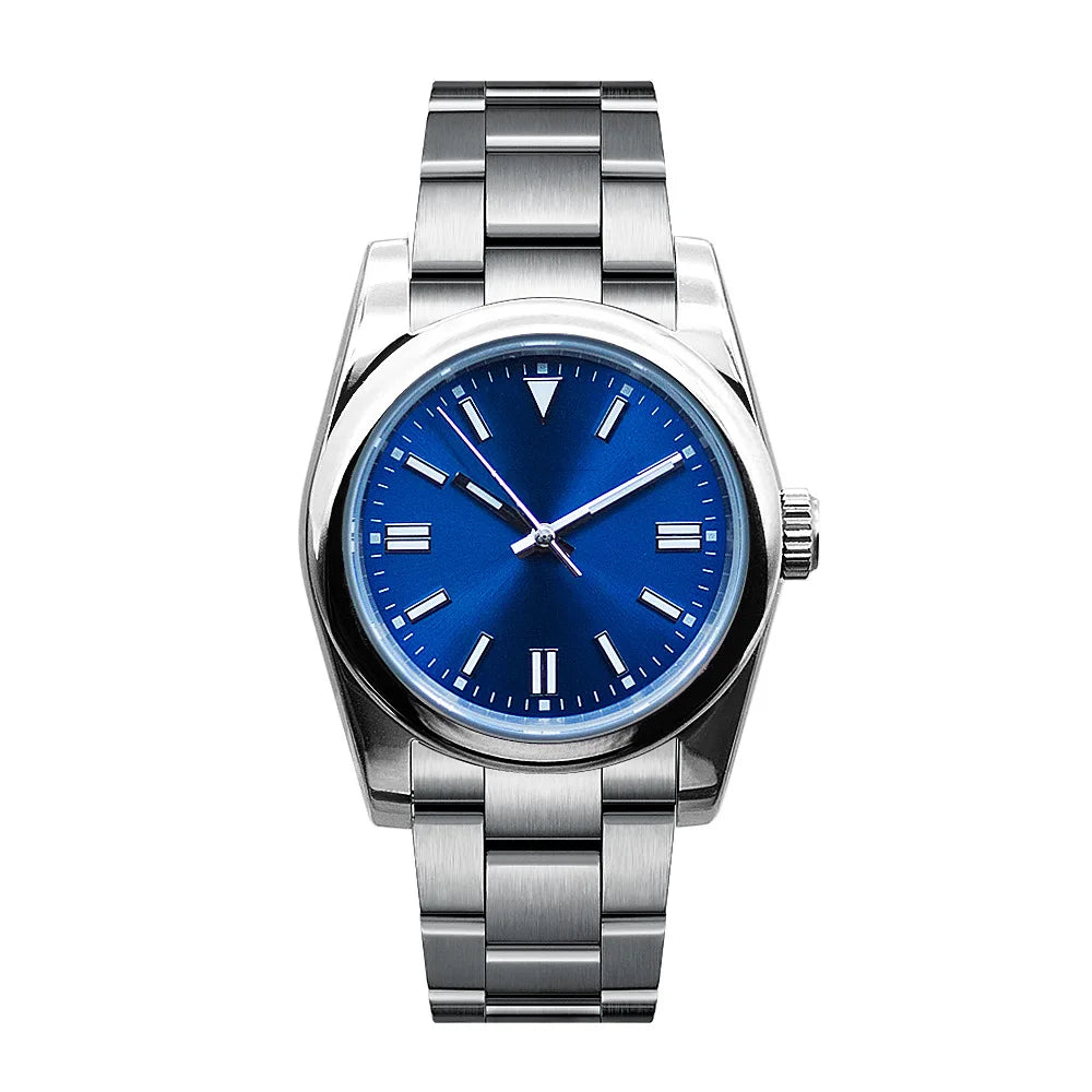 Reloj Automático para Hombre 39/36mm – Movimiento NH35, Cristal de Zafiro, Acero Inoxidable 316L, 100M