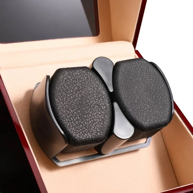 Embers Watch Winder Automático Individual – Caja de Madera con Motor Silencioso Mabuchi y Tapa de Cristal.⭐4.5 (35 Opiniones)