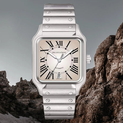 Reloj Automático Mecánico, 37mm, Acero Inoxidable 316L PVD Oro Rosa, Cristal Zafiro, Miyota 8215, Números Romanos, 5ATM ⭐4.7 (165 Opiniones)