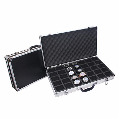 Maletín de Aluminio para 35 Relojes – Caja de Almacenamiento de Alta Capacidad. ⭐4.8 (44 Opiniones)