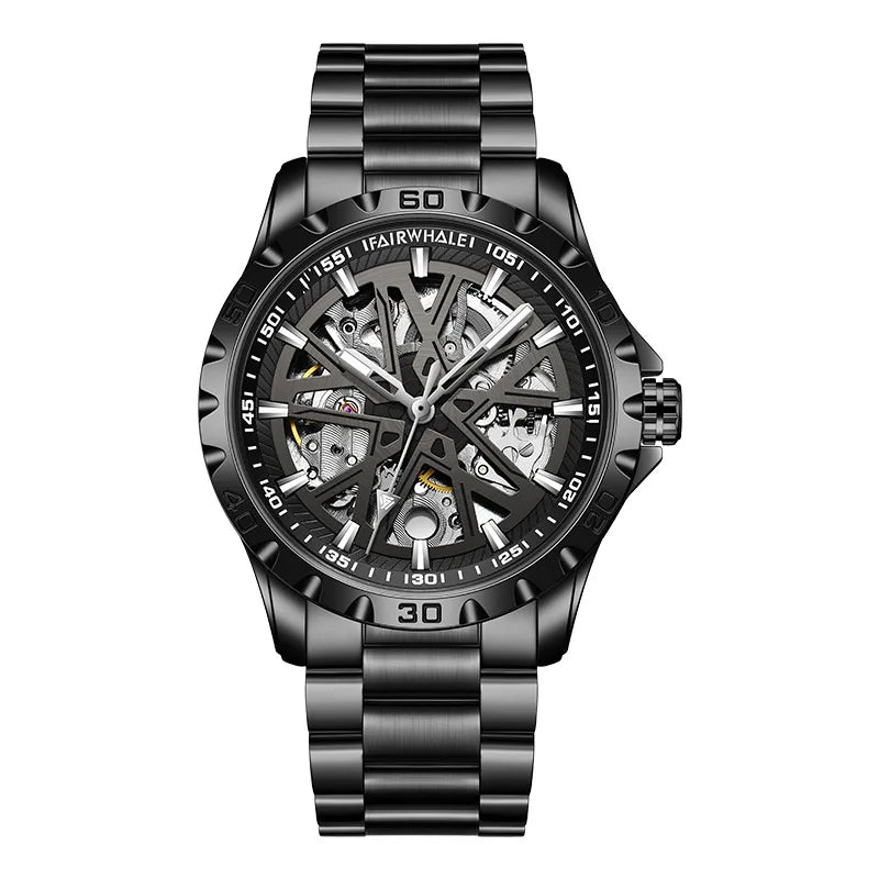 Reloj Automático Hombre 43mm – Mecánico Esqueleto, Acero Inoxidable, Manecillas Luminiscentes, Impermeable 3ATM ⭐4.6 (158 Opiniones)