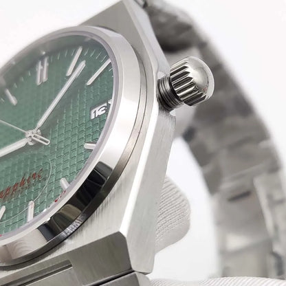 Reloj Automático 40mm NH35 – Cristal de Zafiro, Acero Inoxidable, Estilo Clásico