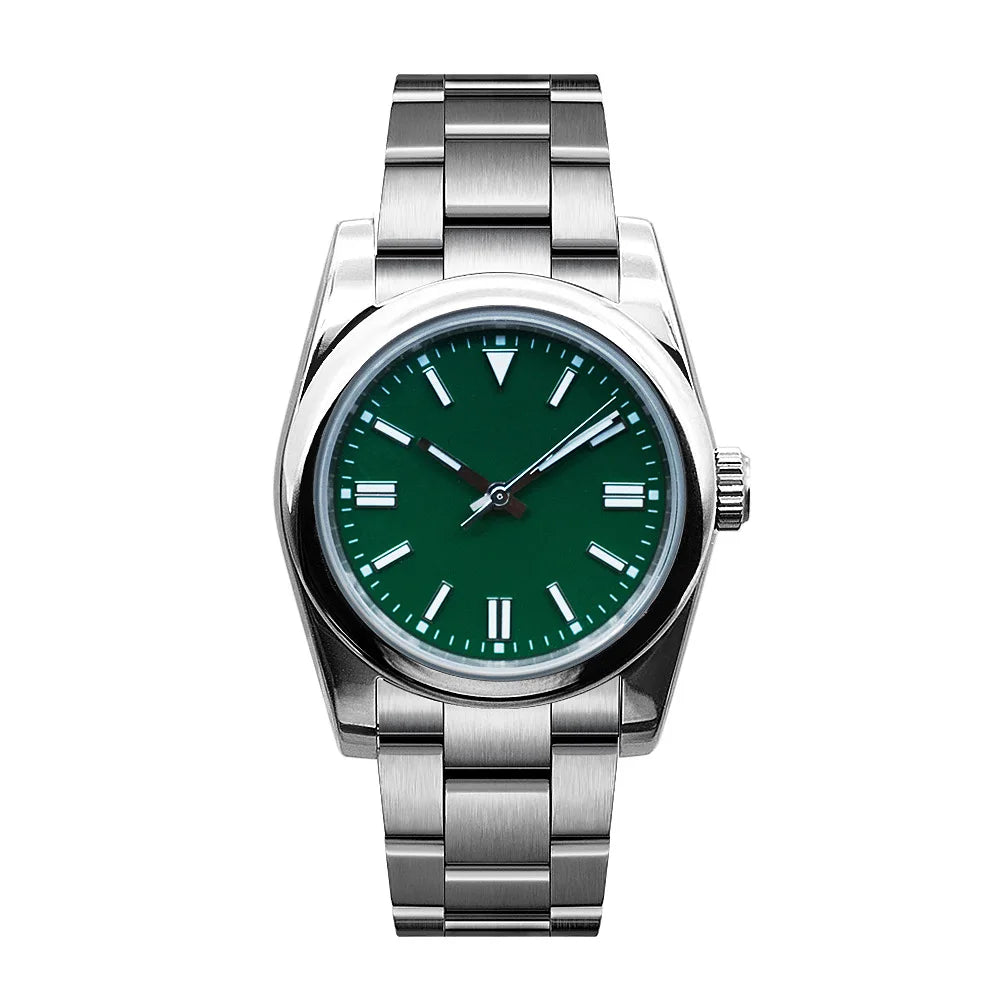 Reloj Automático para Hombre 39/36mm – Movimiento NH35, Cristal de Zafiro, Acero Inoxidable 316L, 100M