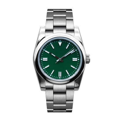 Reloj Automático para Hombre 39/36mm – Movimiento NH35, Cristal de Zafiro, Acero Inoxidable 316L, 100M
