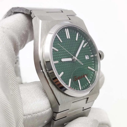Reloj Automático 40mm NH35 – Cristal de Zafiro, Acero Inoxidable, Estilo Clásico