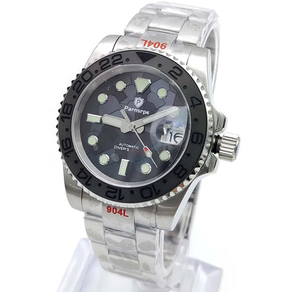 Reloj Automático 40mm – Movimiento NH35, Cristal de Zafiro, Caja de Acero 316L, Luminiscente