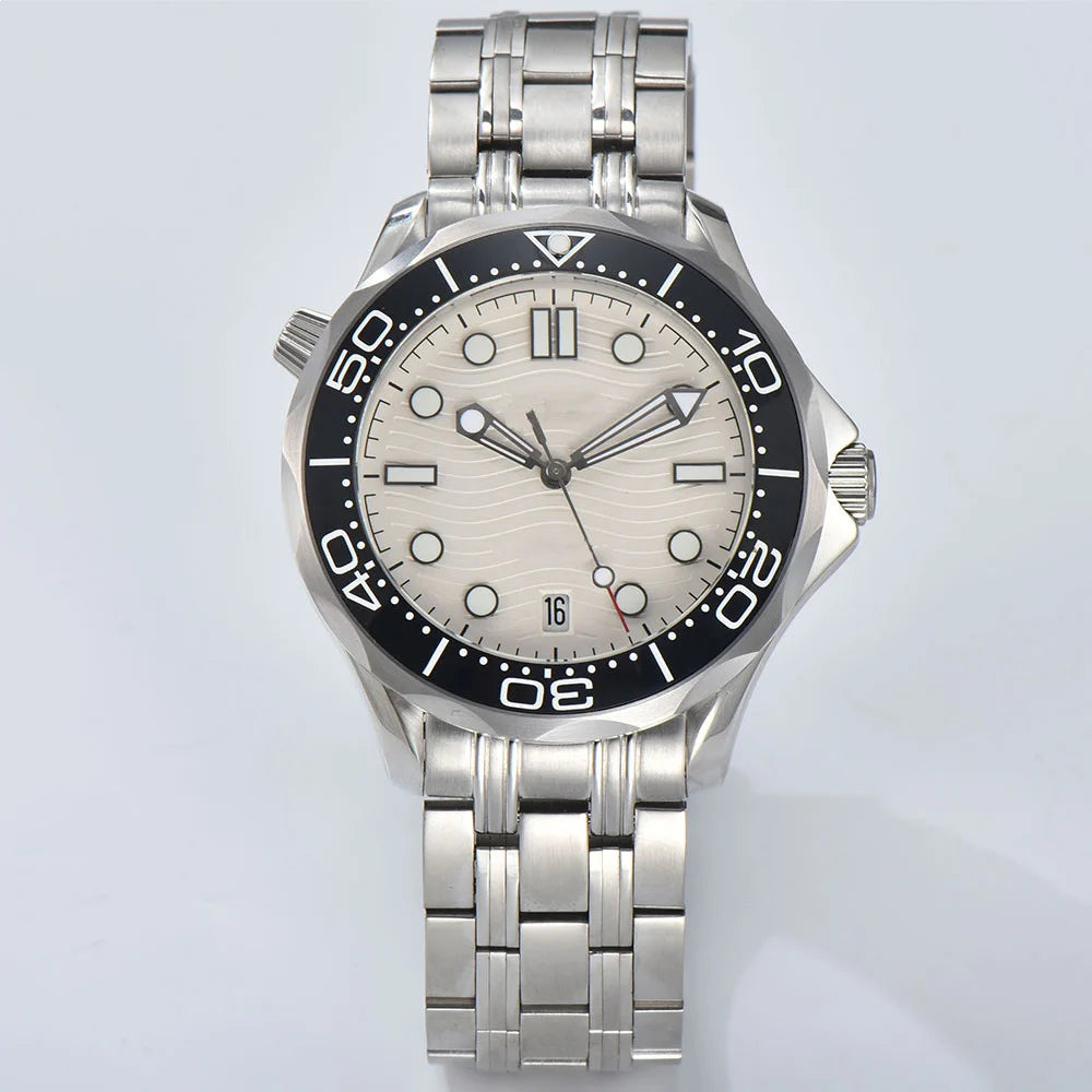 Reloj Automático OUMASHI 42mm – NH35A, Cristal de Zafiro, Bisel de Cerámica, 100M