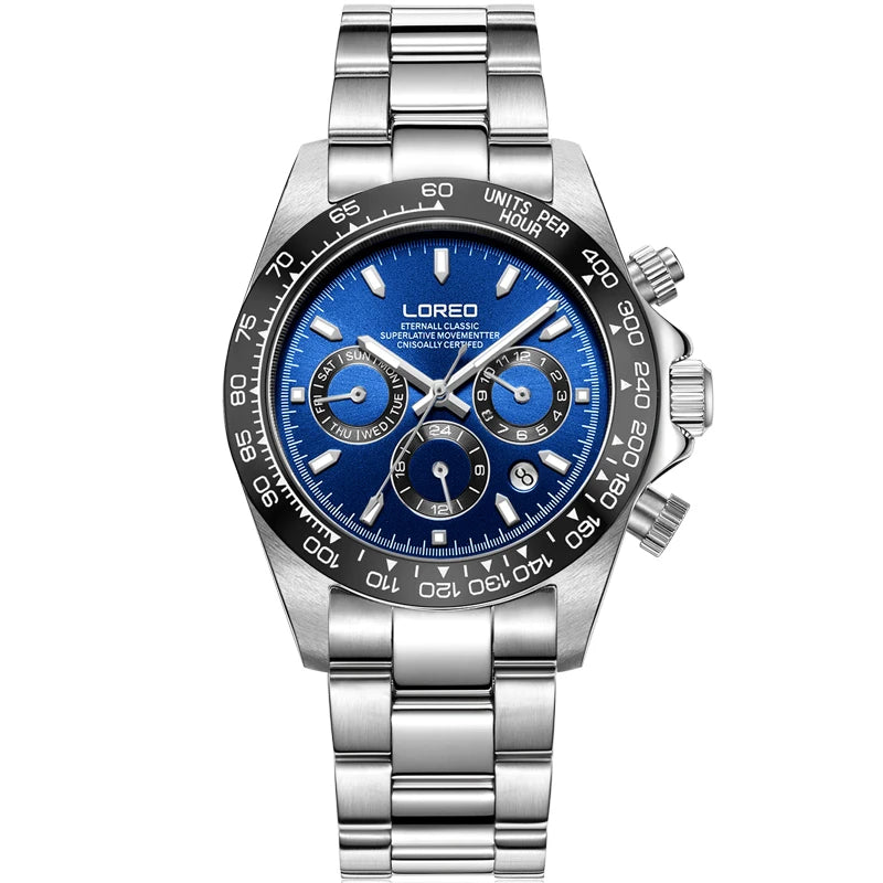 Reloj Automático de Buceo para Hombre – 200M (20ATM), Cristal de Zafiro, Movimiento Seagull, Acero Inoxidable ⭐4.7 (189 Opiniones)