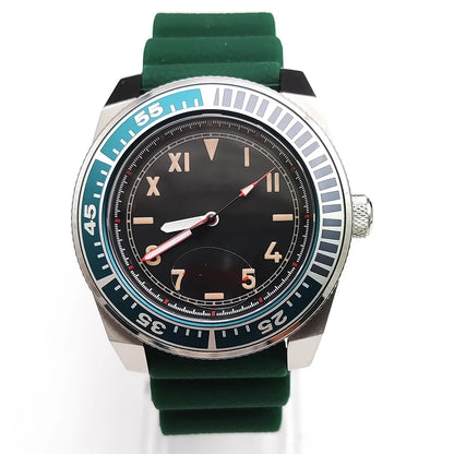 Reloj Automático 42mm NH35 – 15 Colores, Cristal de Zafiro, Caja de Acero, Correa de Caucho