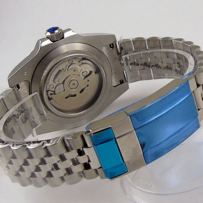 Reloj Automático de Buceo NH35A – 200M, Esfera Nácar Negra/Blanca, Luminiscente Verde, Cristal de Zafiro, 36/39mm, Acero Inoxidable ⭐4.7 (192 Opiniones)