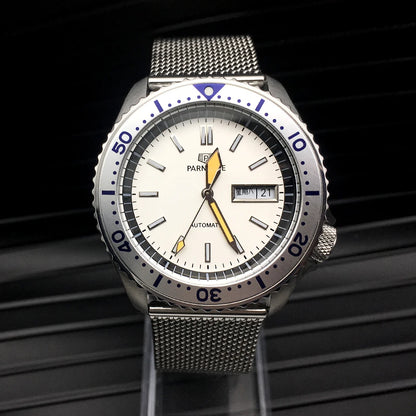 Reloj Automático Parnsrpe Diver 42mm – NH36A Japonés, Cristal de Zafiro, 100M