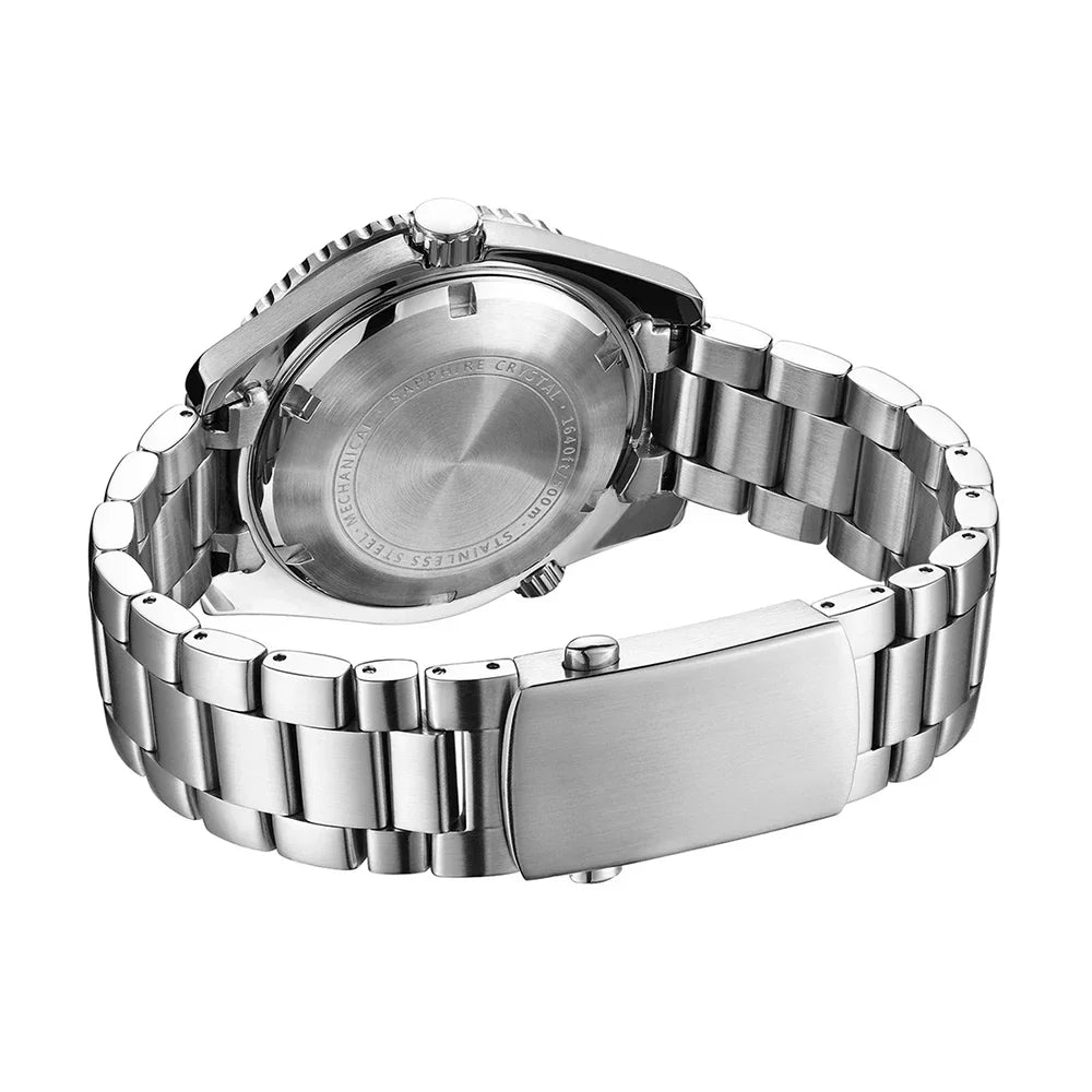 Reloj Automático de Buceo, 43.5mm, 500M, Acero Inoxidable 316L, Cristal Zafiro, NH35A ⭐4.8 (211 Opiniones)