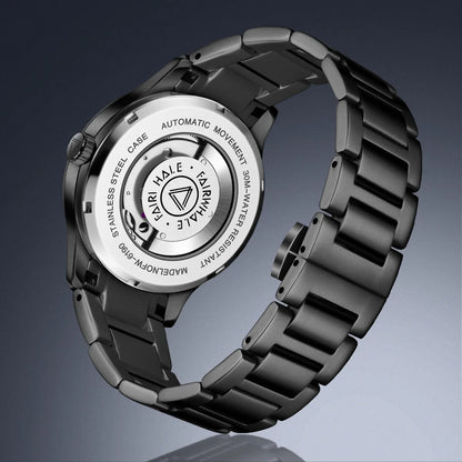 Reloj Automático Hombre 42mm – Esqueleto Mecánico, Acero Inoxidable, Impermeable 3ATM, Calendario Completo ⭐4.8 (96 Opiniones)