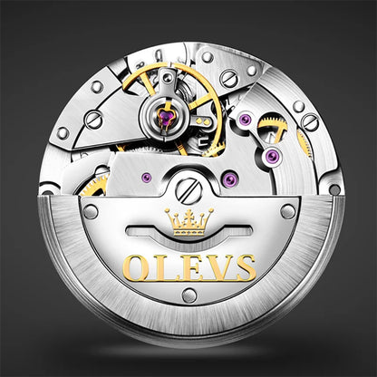Reloj Automático Hombre 40mm – Mecánico Casual, Acero Inoxidable, Calendario Completo, Visualización de Semana, Impermeable 3ATM ⭐4.6 (154 Opiniones)