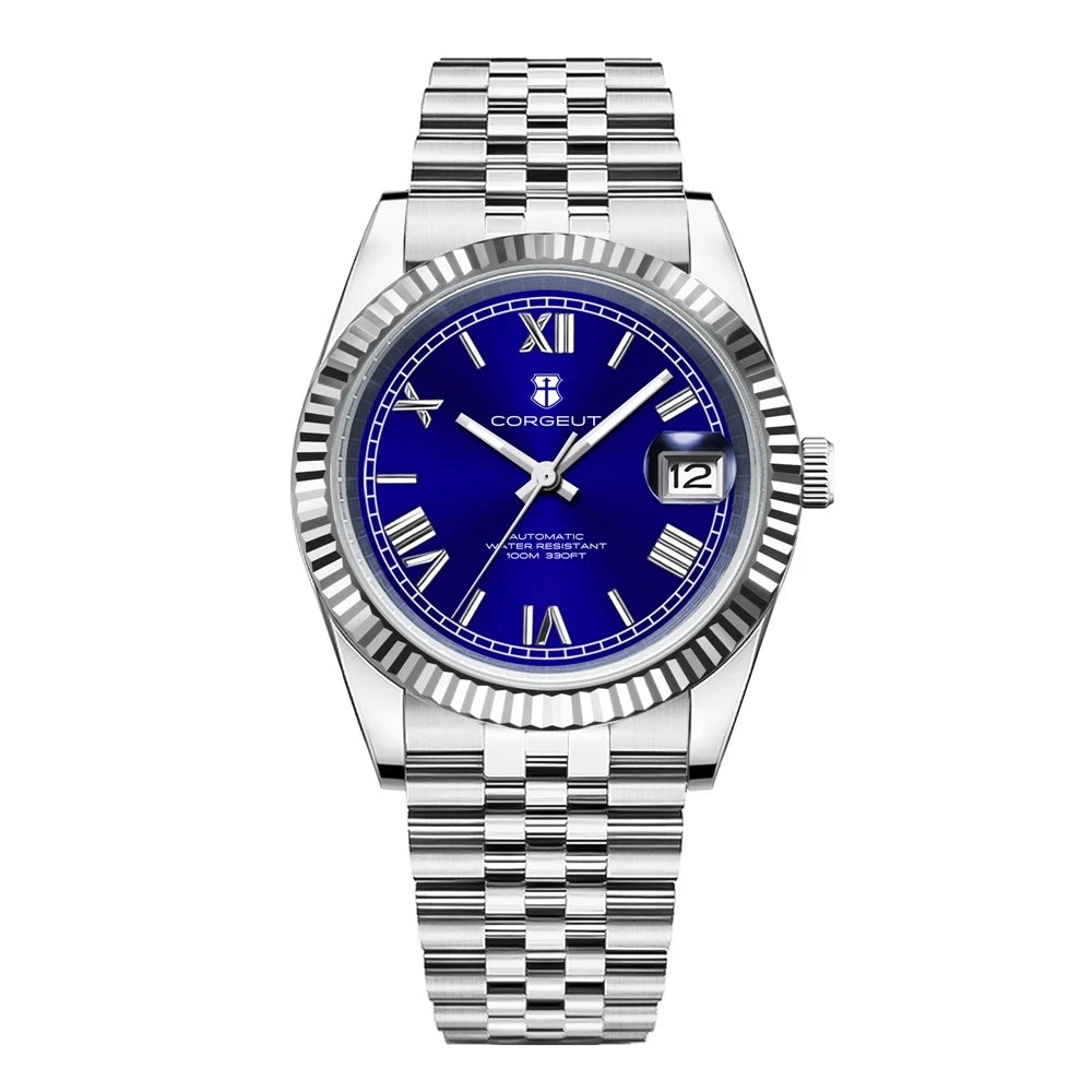 Reloj Automático Mecánico, 36mm/39mm, Acero Inoxidable 316L, NH35, Cristal Zafiro, Números Romanos, 10ATM ⭐4.7 (189 Opiniones)