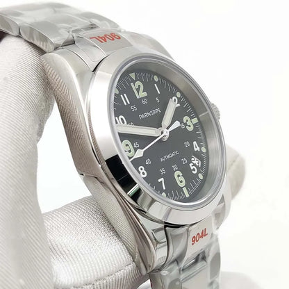 Reloj Automático Clásico 39mm NH35 – Acero Inoxidable, Cristal de Zafiro